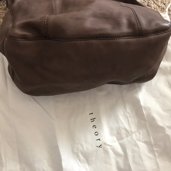 Theory Leather Bag w/Dust Bag - Picture 5 of 9